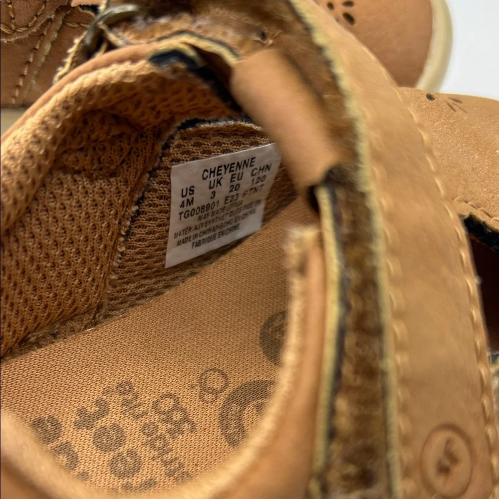 Stride Rite Brown Mary Jane Hook-and-Loop Baby Shoes